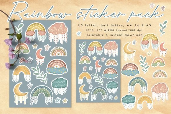 Download Rainbow Sticker Pack - Premium Resources