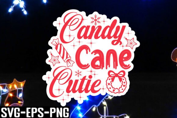 Download Candy Cane Cutie SVG Cut File - Premium Resources