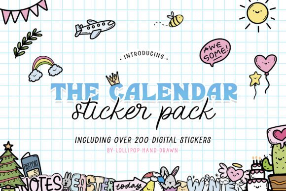 Download The Calendar Sticker Pack - Premium Bundle