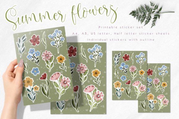 Download Summer Floral Sticker Pack - Sticker pack Collection
