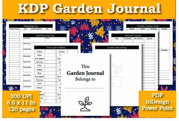 Download KDP Garden Journal Interior - Garden journal Collection